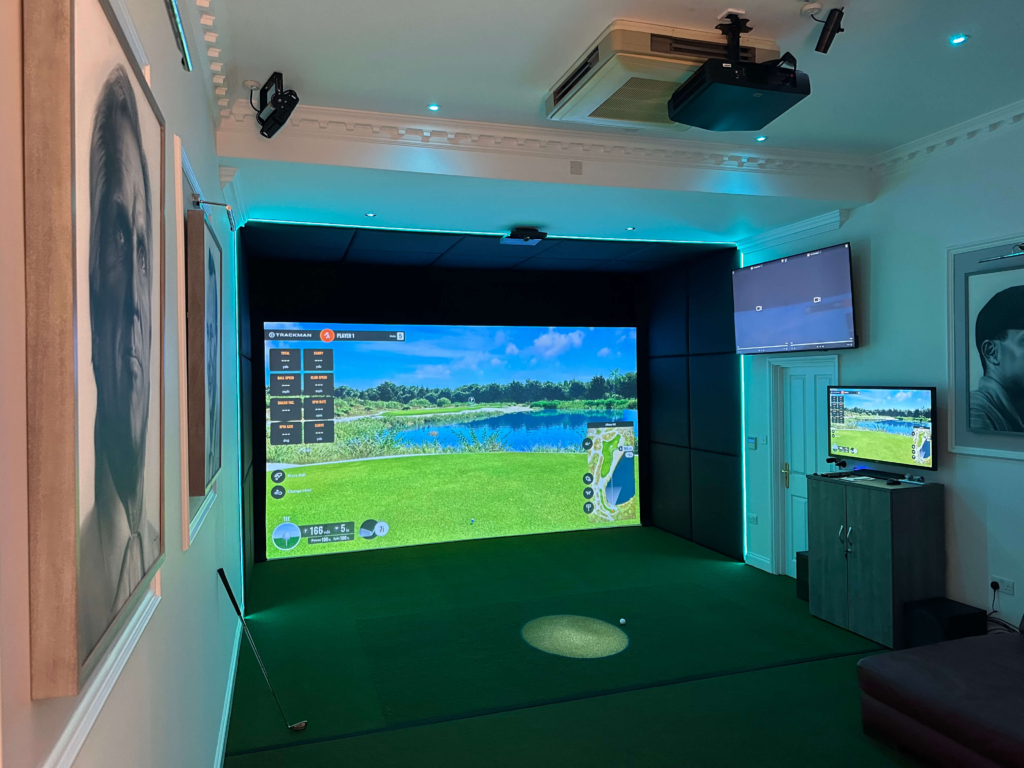 Trackman Projector Screen Golf SIM Upgrade to Trackman IO and 4K Projector - Hertfordshire - Golf ...