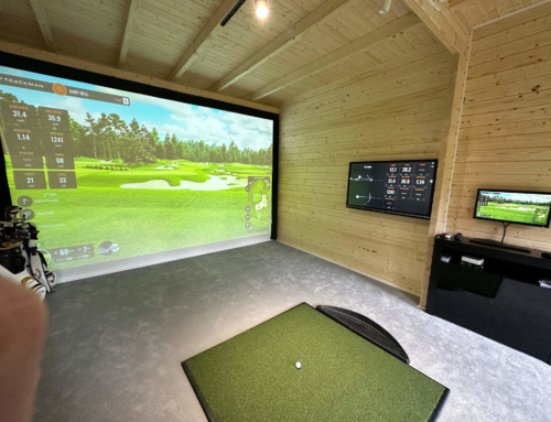 Outbuilding with Trackman 4 tracking device – Berkshire