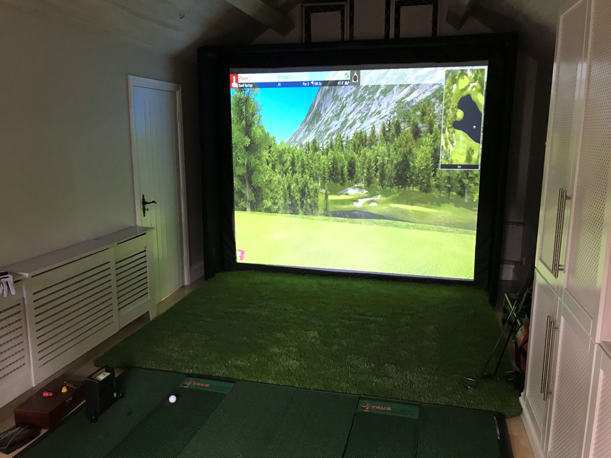 garage skytrak sim